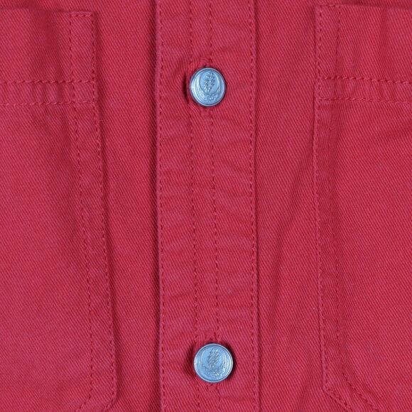 Teton x Grateful Dead Denim Button Up Workshirt Men's Size Small Red - Picture 4 of 7